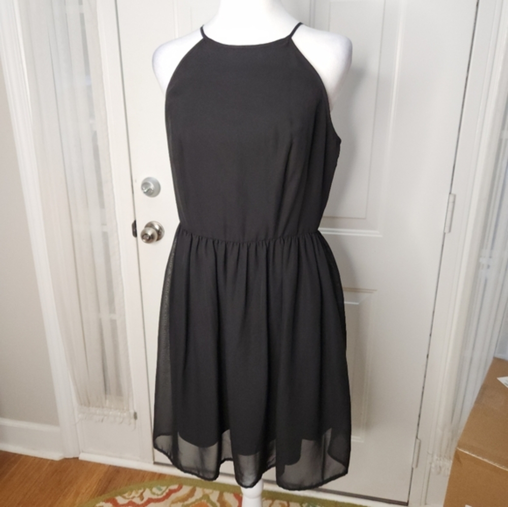Charming Charlie Black Cocktail Dress BS-10